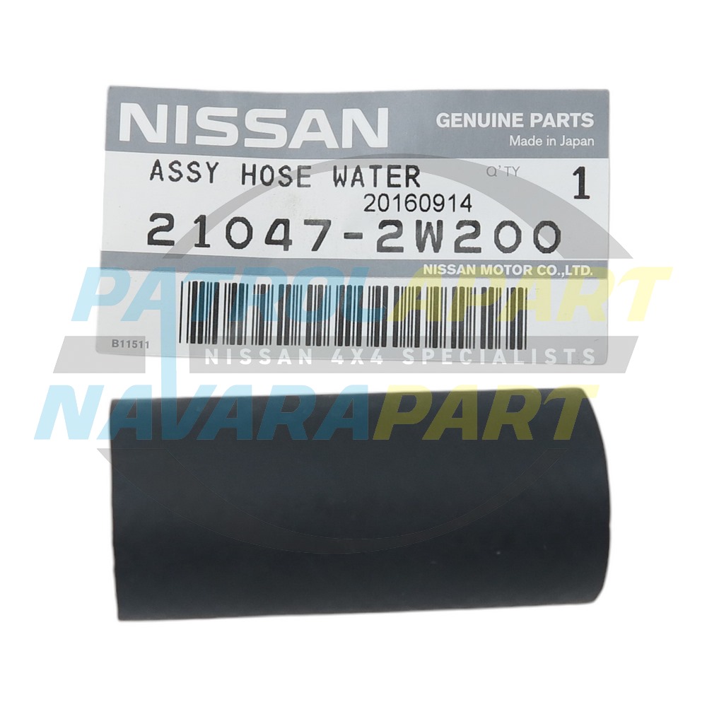 Genuine Nissan Heater Hose ZD30 - Nissan Patrol Y61 GU & Navara D22