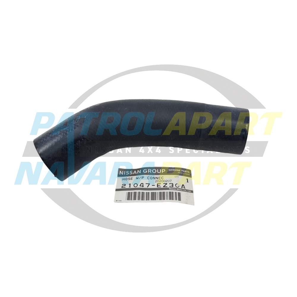 Genuine Nissan Thermostat Housing to Timing Cover Hose - Nissan Patrol Y62 S3