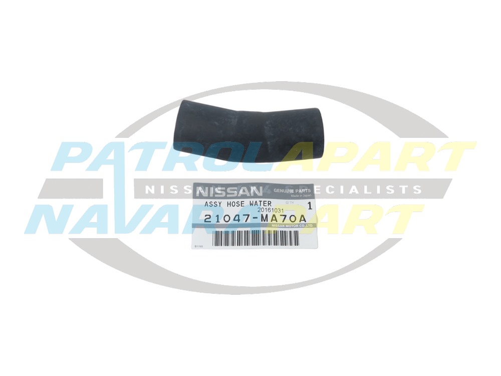 Genuine Nissan Water Pump to Metal Pipe Hose ZD30 - Nissan Patrol Y61 GU