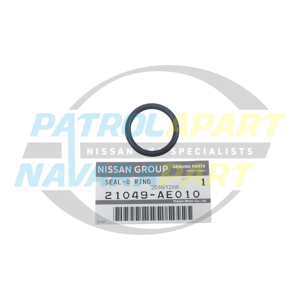 Genuine Nissan Water Pipe to Thermostat O-ring TB48 - Nissan Patrol Y61 GU