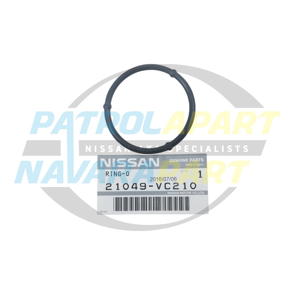 Genuine Nissan Timing Cover to Block Large O-ring TB48 - Nissan Patrol Y61 GU