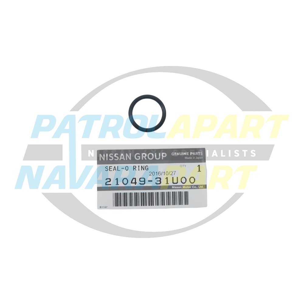 Genuine Nissan Water Pipe to Cylinder Head O-Ring TB48 VK56 - Nissan Patrol Y61 GU & Y62