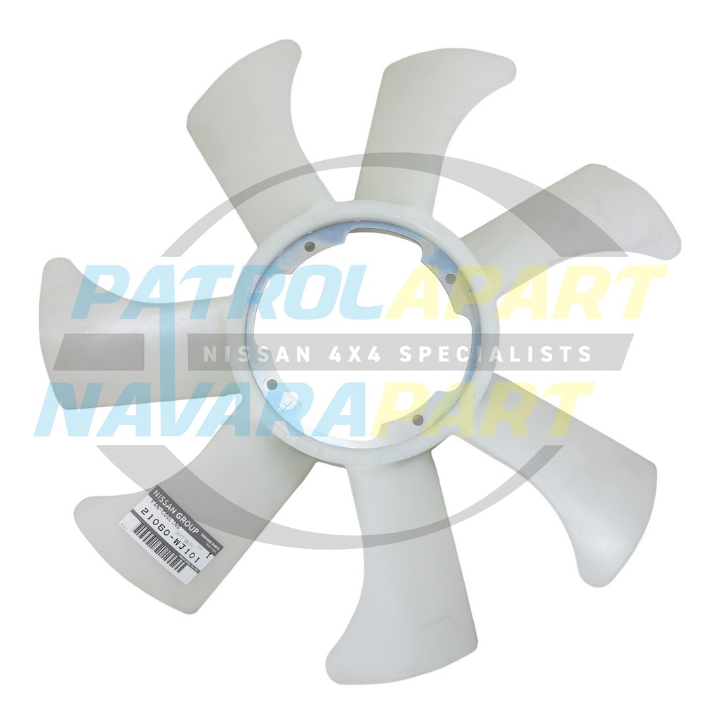 Genuine Nissan Fan Blade TB45 TD42 101mm / 143mm - Nissan Patrol Y60 GQ & Y61 GU