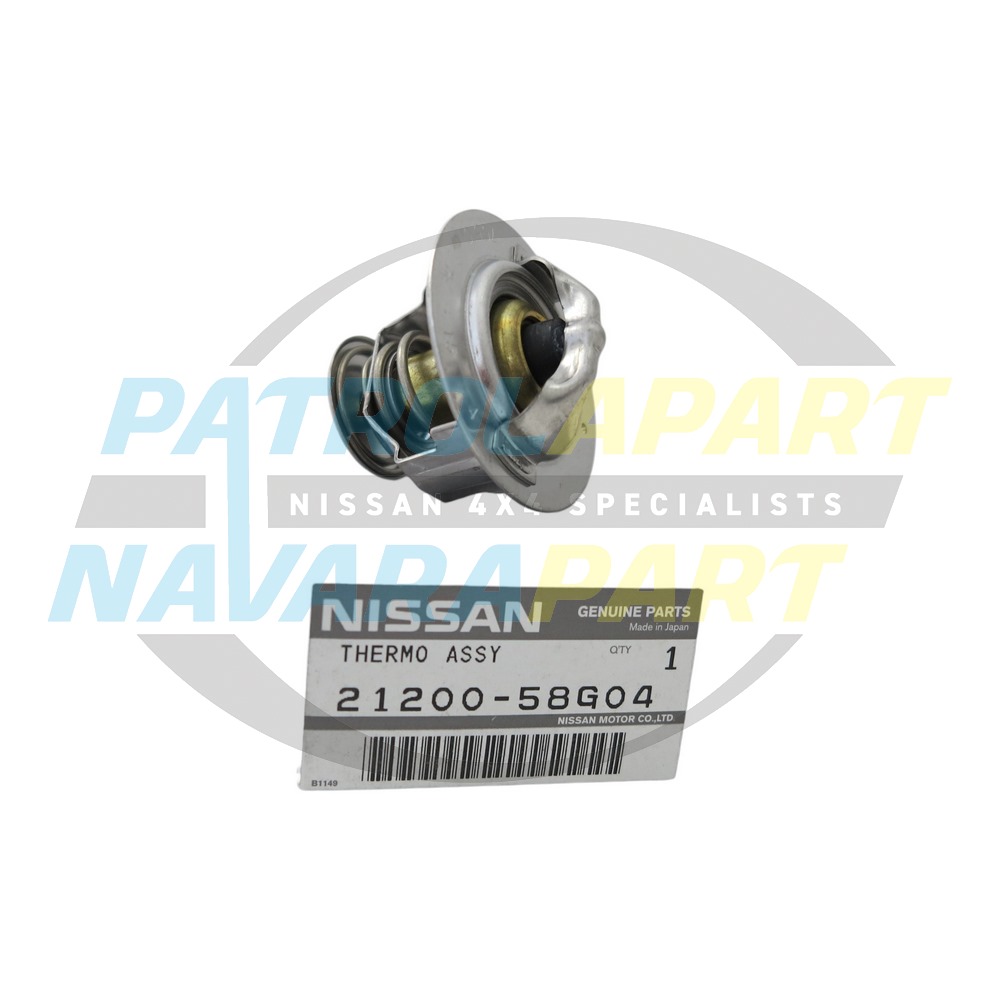 Genuine Nissan Thermostat 76.5 Degree TD42 - Nissan Patrol Y60 GQ & Y61 GU