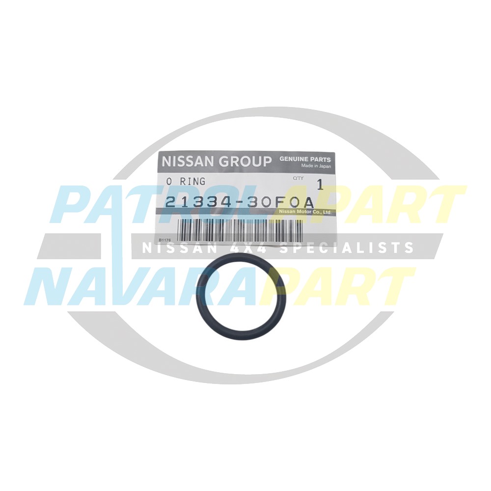 Genuine Nissan Oil Cooler Banjo Bolt O-Ring TB45 TB48 - Nissan Patrol Y61 GU