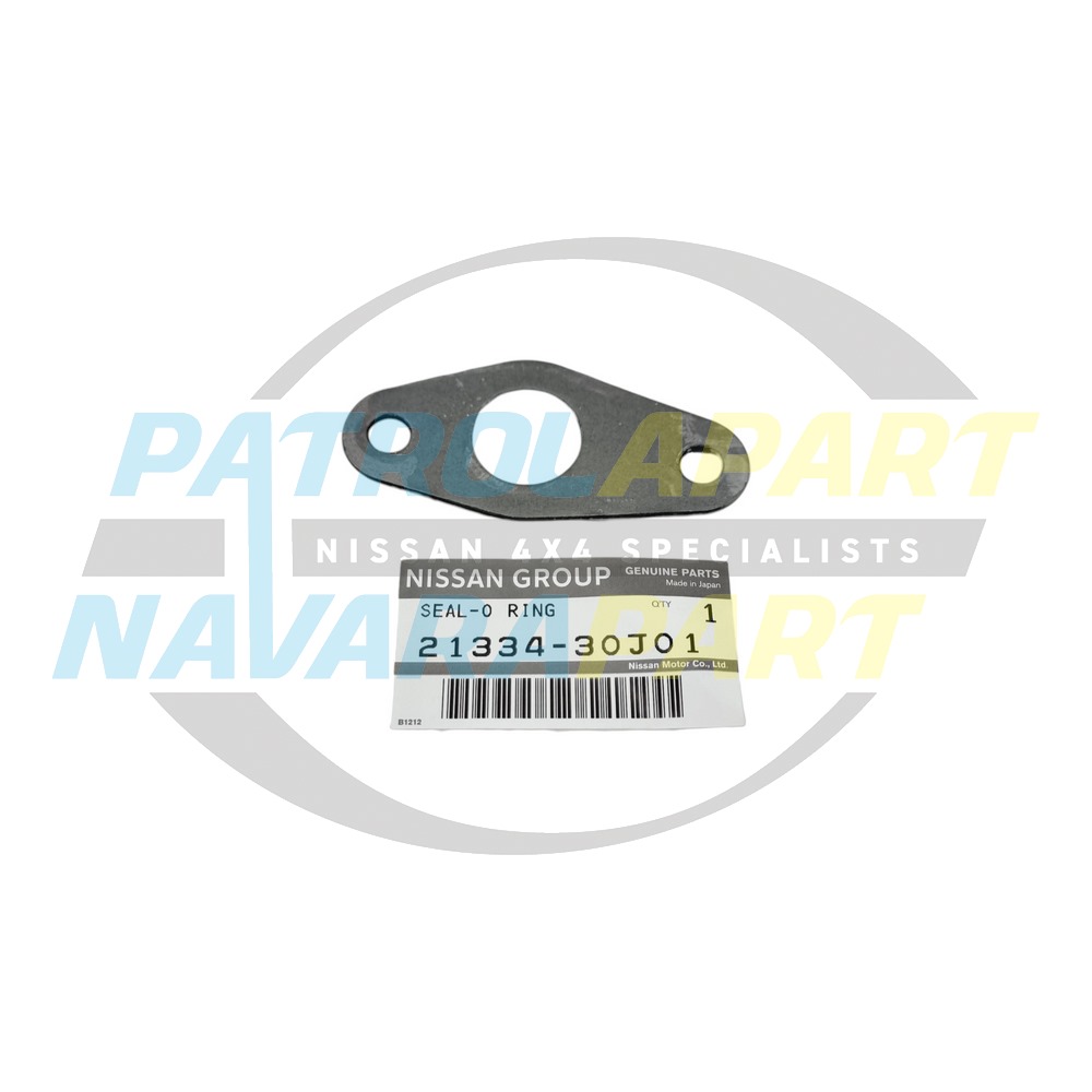 Genuine Nissan Oil Cooler Gasket No O-Ring TD42 - Nissan Patrol Y60 GQ