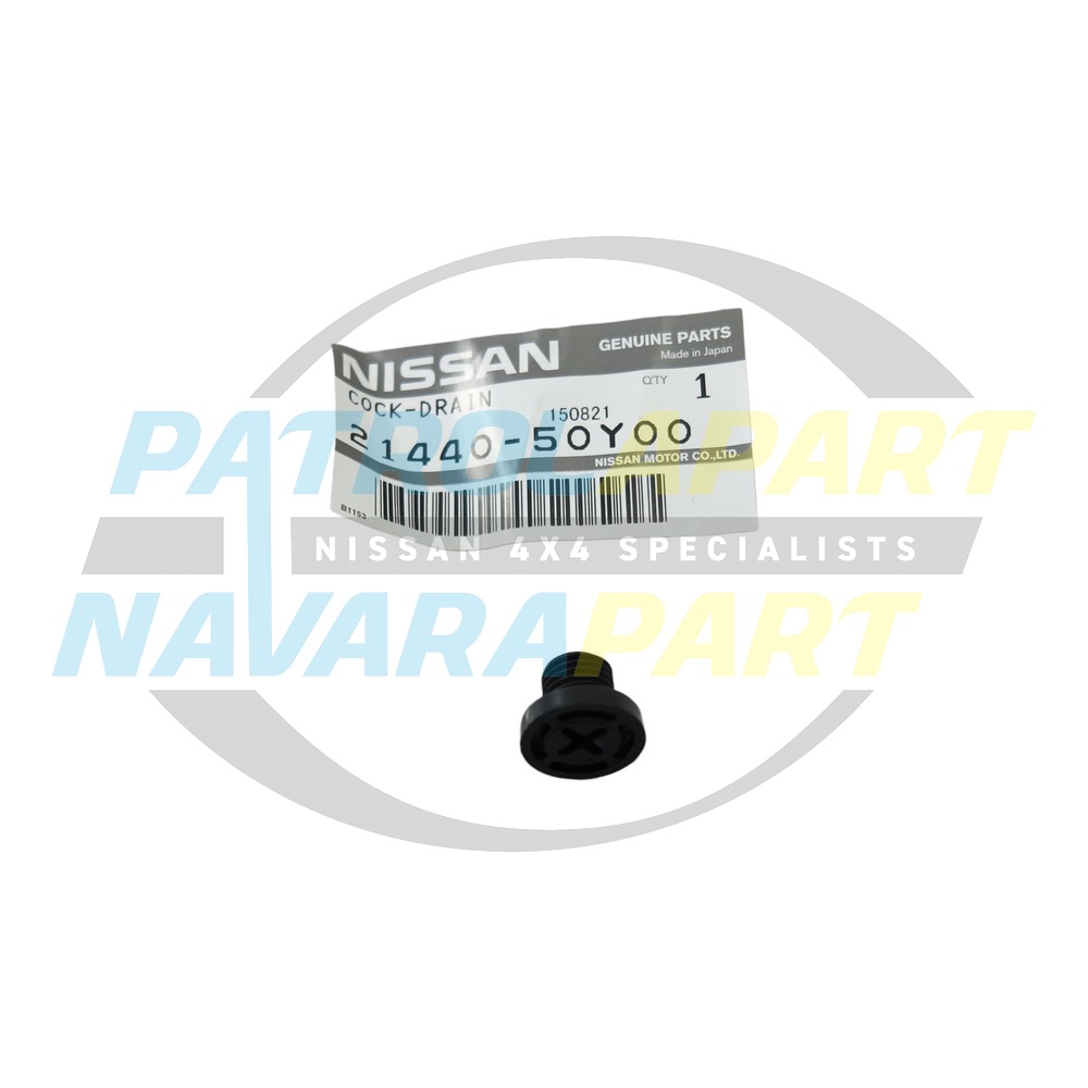 Genuine Nissan Radiator Drain Plug - Nissan Patrol Y61 GU & Navara D22 & D40