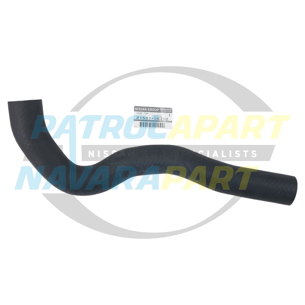 Genuine Nissan Upper Radiator Hose TD42 - Nissan Patrol Y60 GQ