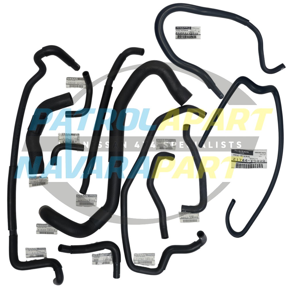 Genuine Nissan Hose Kit With EGR TD42 - Nissan Patrol Y61 GU