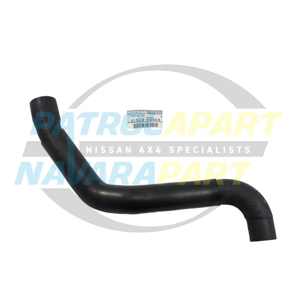 Genuine Nissan Radiator Hose Lower ZD30 - Nissan Patrol Y61 GU