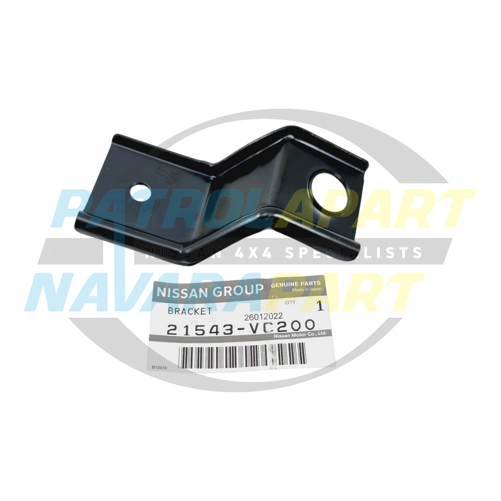 Genuine Nissan Narrow Radiator LH Mount Bracket TB48 TD42 - Nissan Patrol Y61 GU