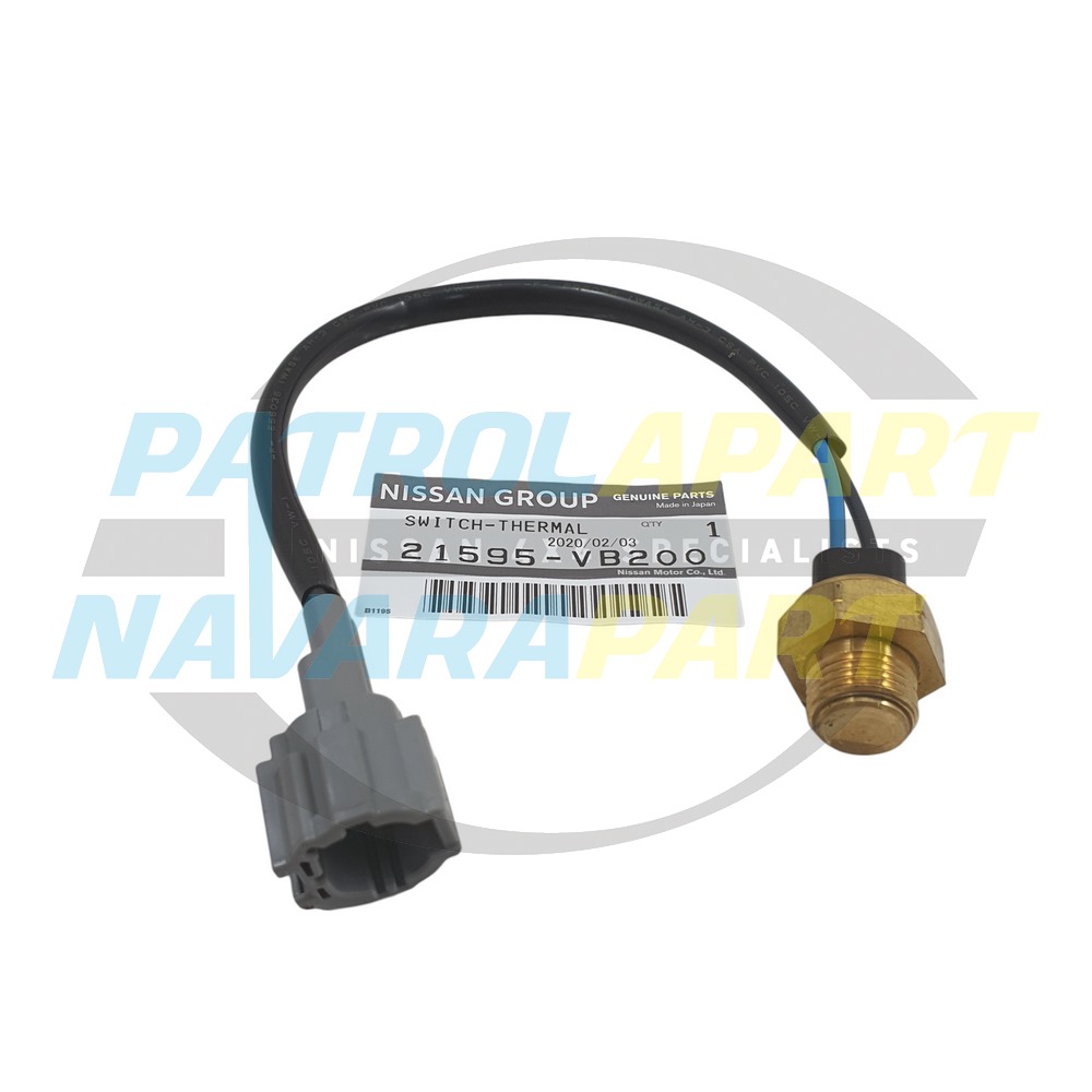 Genuine Nissan Radiator Thermal Switch Sensor Left Side TD42 - Nissan Patrol Y61 GU