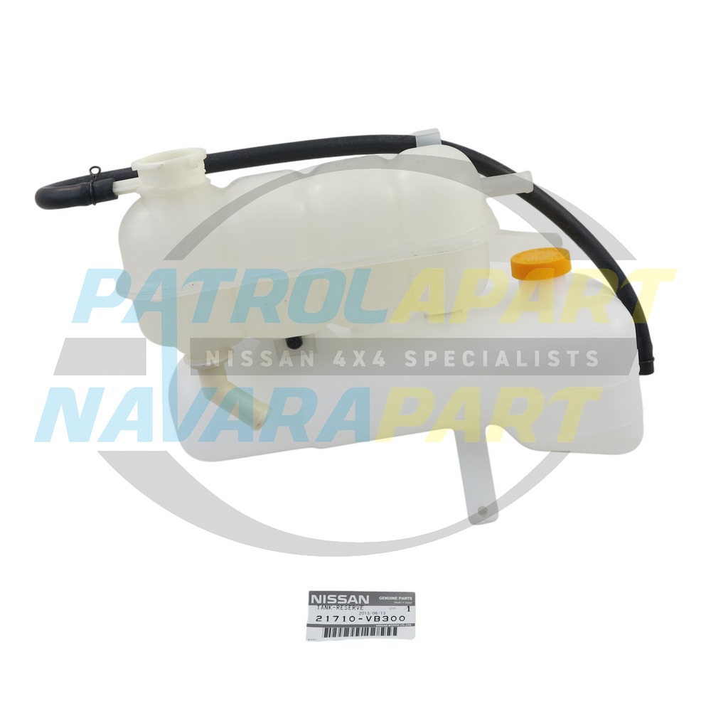 Genuine Nissan Radiator Header & Overflow Tank RD28 - Nissan Patrol Y61 GU
