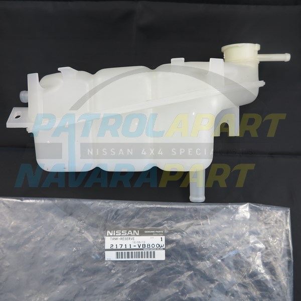 Genuine Nissan Top Overflow Pressure Bottle Tank - Nissan Patrol Y61 GU 2000-2017