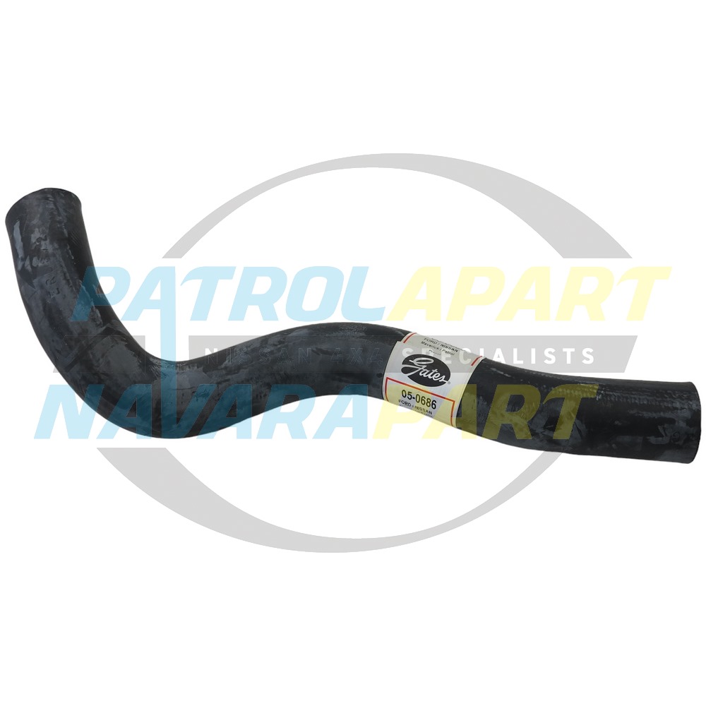 Gates Radiator Hose Upper TD42 - Nissan Patrol Y60 GQ