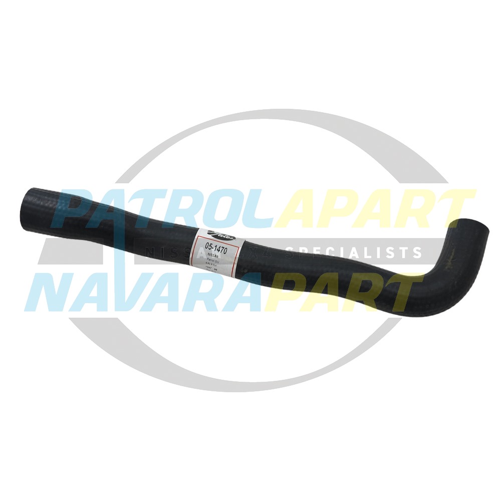 Gates Radiator Hose Upper TB45 - Nissan Patrol Y61 GU