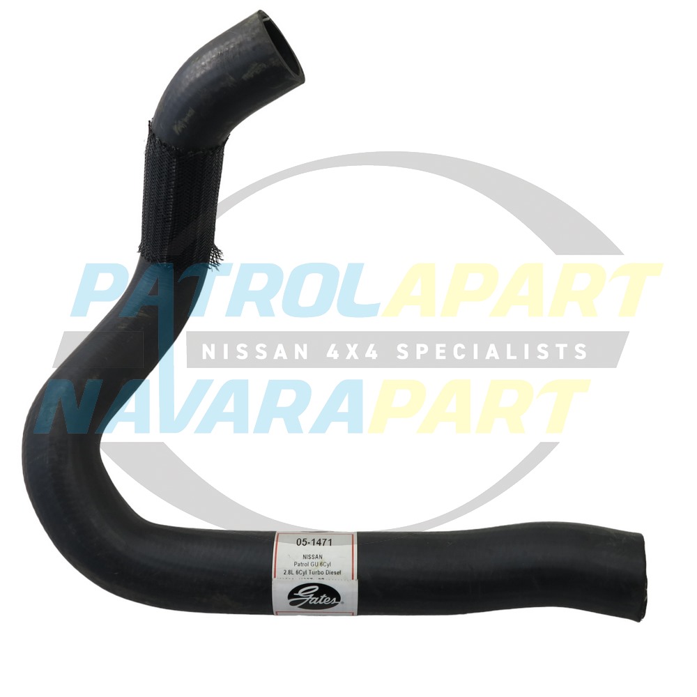 Gates Radiator Hose Lower - Nissan Patrol Y61 GU