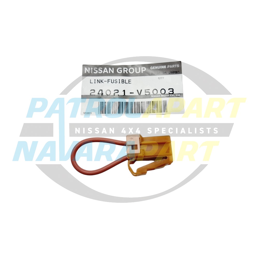Genuine Nissan Fusible Link U Bend Brown - Nissan Patrol Y60 GQ
