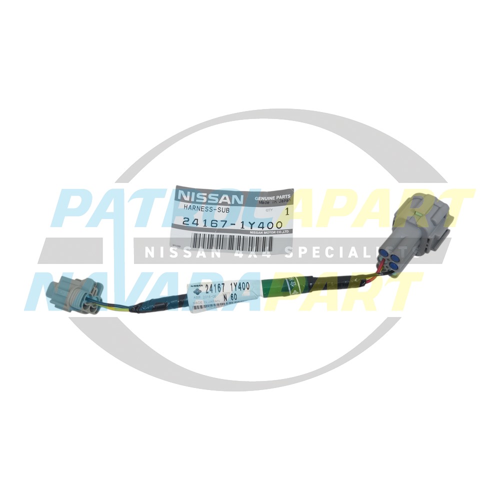 Genuine Nissan Sub Tank Fuel Sender Adaptor Harness - Nissan Patrol Y61 GU Ute