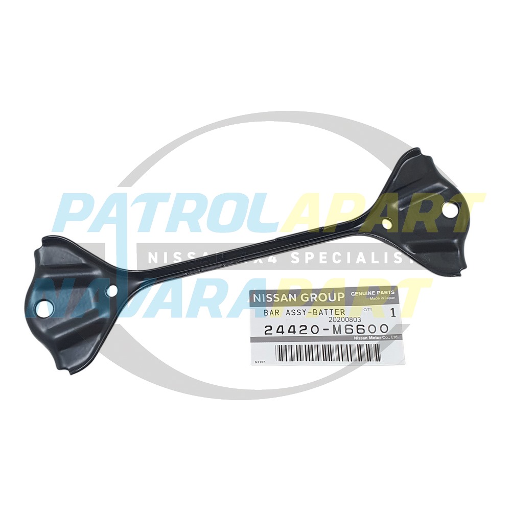 Genuine Nissan Battery Clamp Bracket Holder - Nissan Patrol Y60 GQ & Y61 GU