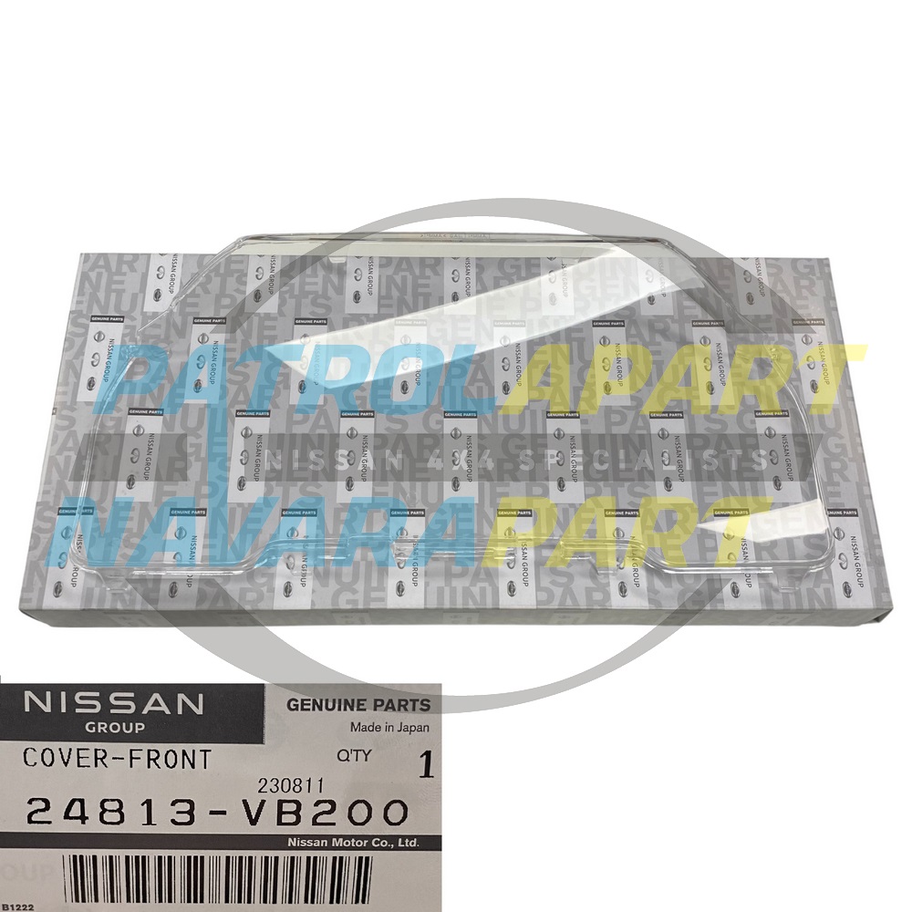 Genuine Nissan Dash Cluster Clear Lens Cover - Nissan Patrol Y61 GU S3