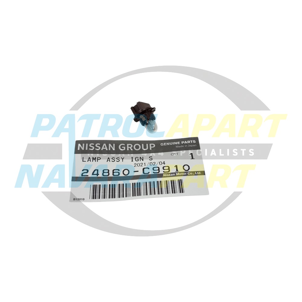 Genuine Nissan Dash Cluster Globe Brown 14V 1.4W - Nissan Patrol Y61 GU S3-4 & Navara D22