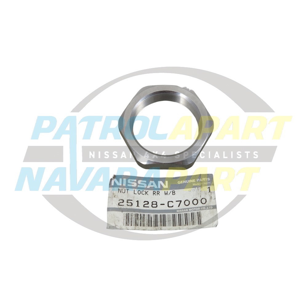 Genuine Nissan Rear Axle Lock Nut - Nissan Patrol Y60 GQ & Y61 GU