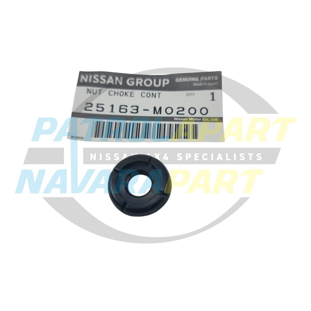 Genuine Nissan Hand Throttle Idle Knob Nut - Nissan Patrol Y60 GQ & Y61 GU