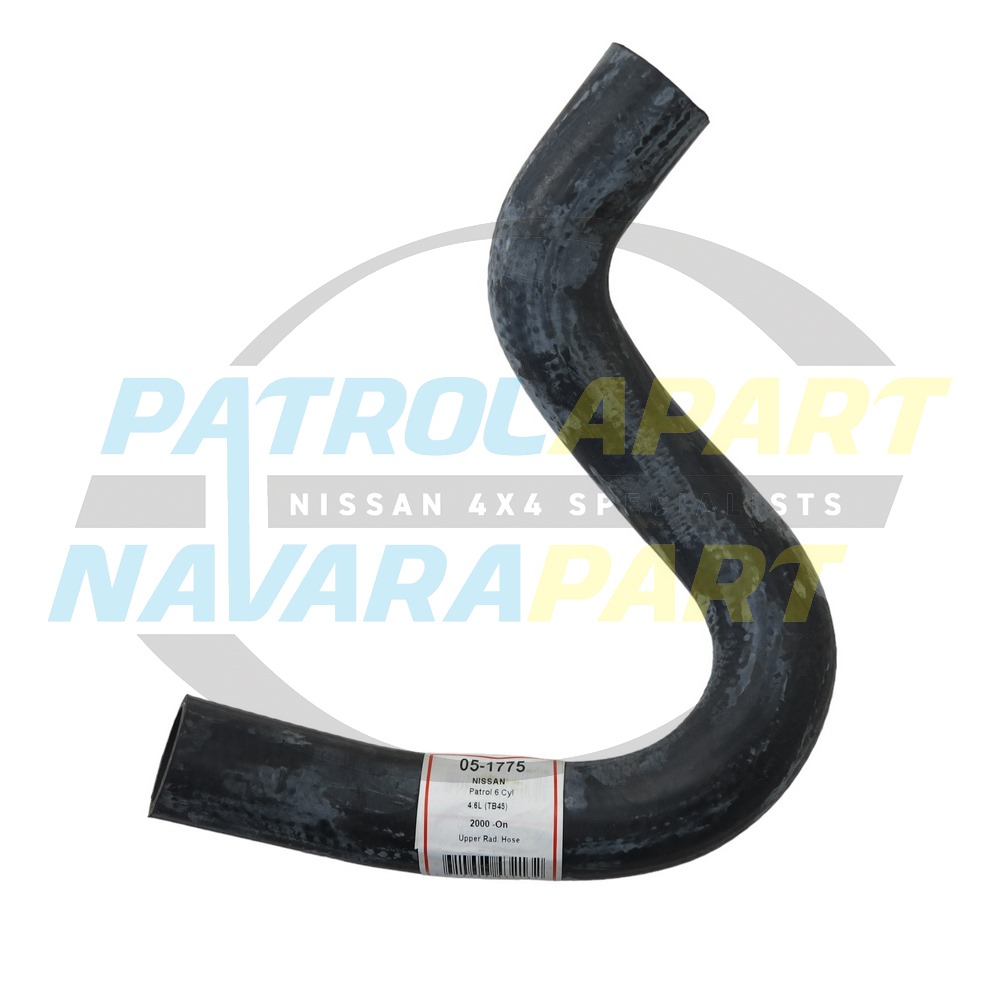 Gates Radiator Hose Upper TB48 - Nissan Patrol Y61 GU