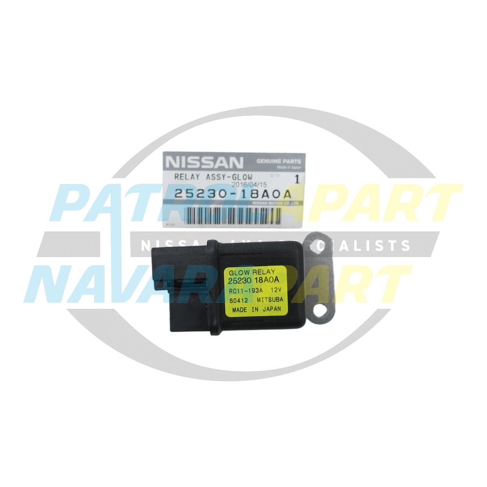 Genuine Nissan Relay Glow Plug - Nissan Patrol Y60 GQ & Y61 GU
