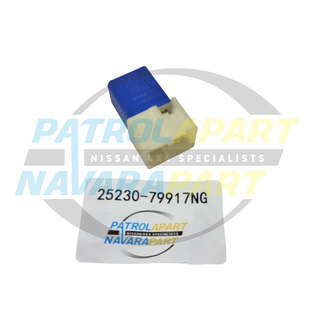 Blue 4 Pin Electrical Relay - Nissan Patrol Y61 GU, Y62 & Navara D22, D23 & D40