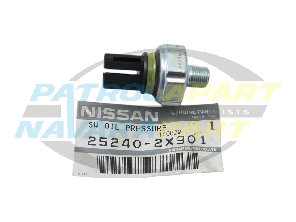 Genuine Nissan Drivers Oil Pressure Switch Sensor 25psi ZD30 - Nissan Patrol Y61 GU