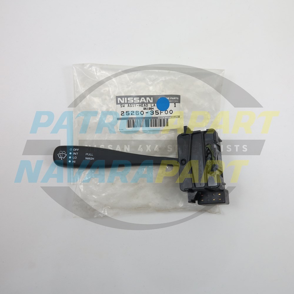 Genuine Nissan Late Wiper Switch - Nissan Patrol Y60 GQ