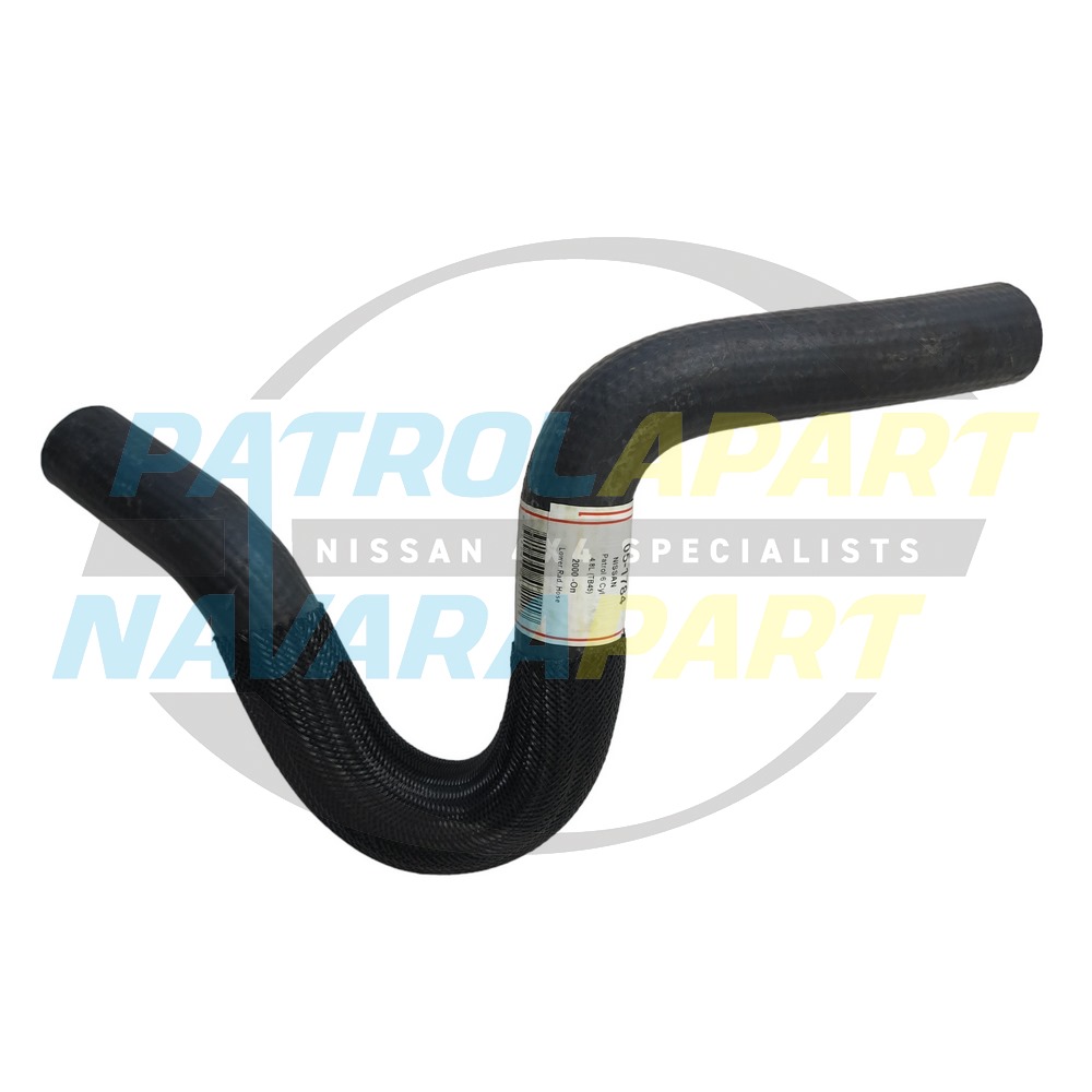 Gates Radiator Hose Lower Short TB48 - Nissan Patrol Y61 GU