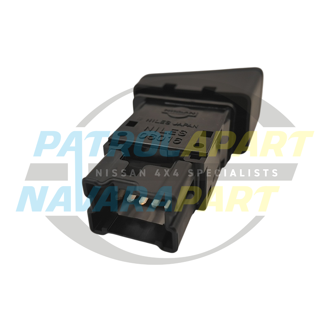 Genuine Nissan Hazard Light Switch - Nissan Patrol Y61 GU