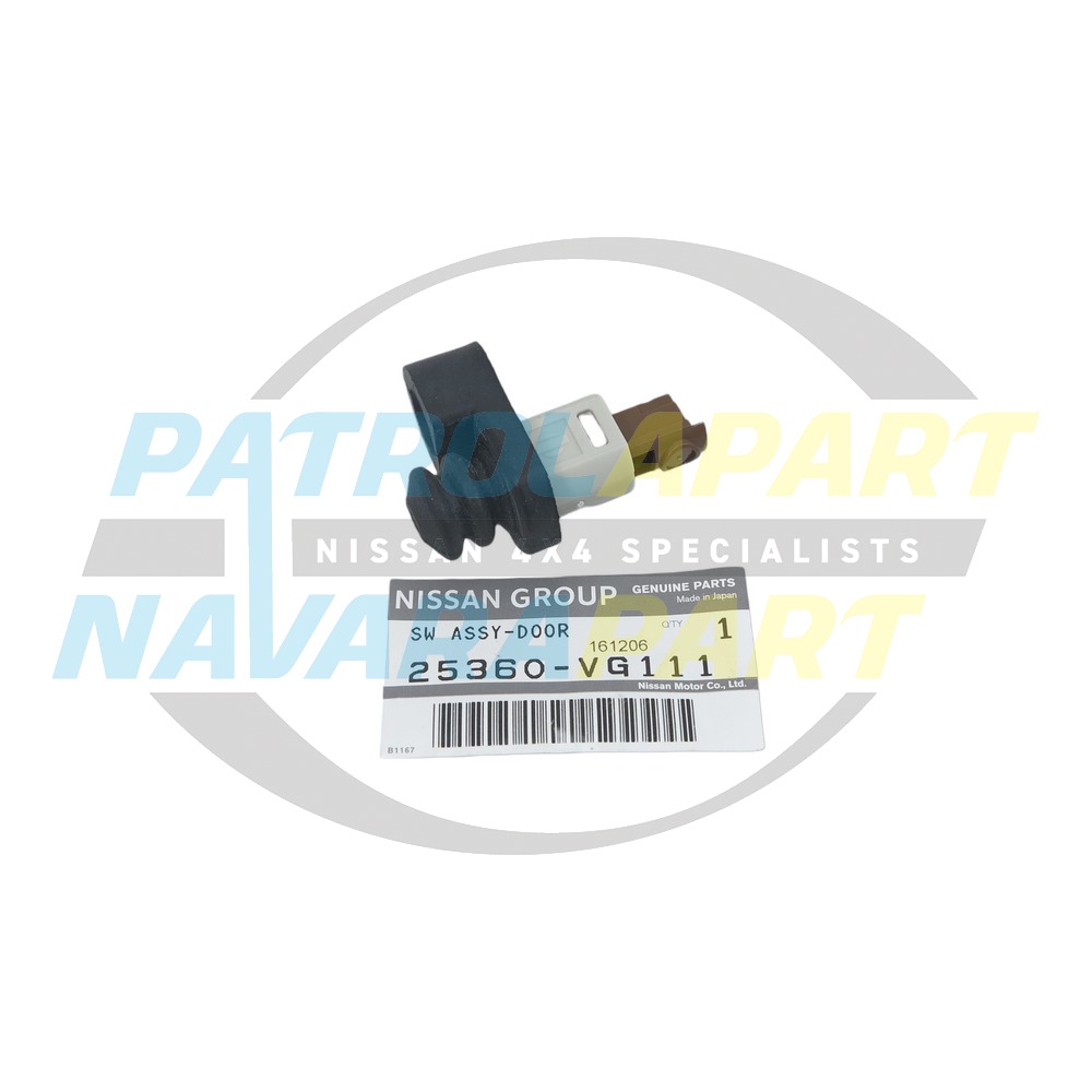 Genuine Nissan Door Switch Sensor Brown 1 Pin with Rubber - Nissan Patrol Y60 GQ & Y61 GU