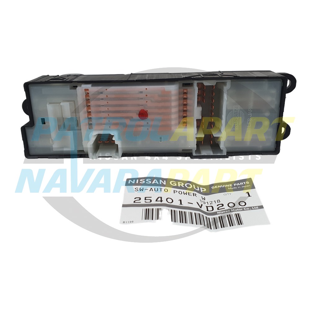Genuine Nissan Window Combo Switch - Nissan Patrol Y61 GU S2+ 2000-2017