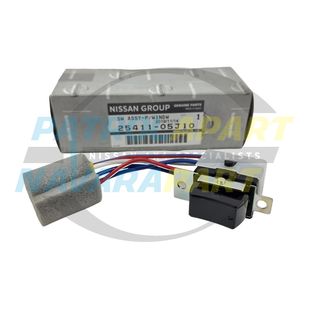 Genuine Nissan Power Window Switch Single Front Rear - Nissan Patrol Y60 GQ
