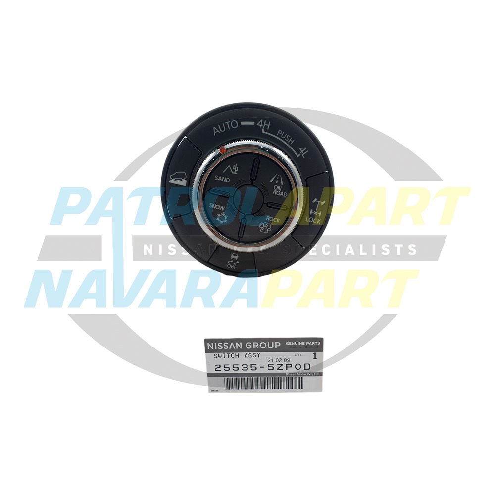 Genuine Nissan 4wd Mode Selector Switch Controller - Nissan Patrol Y62