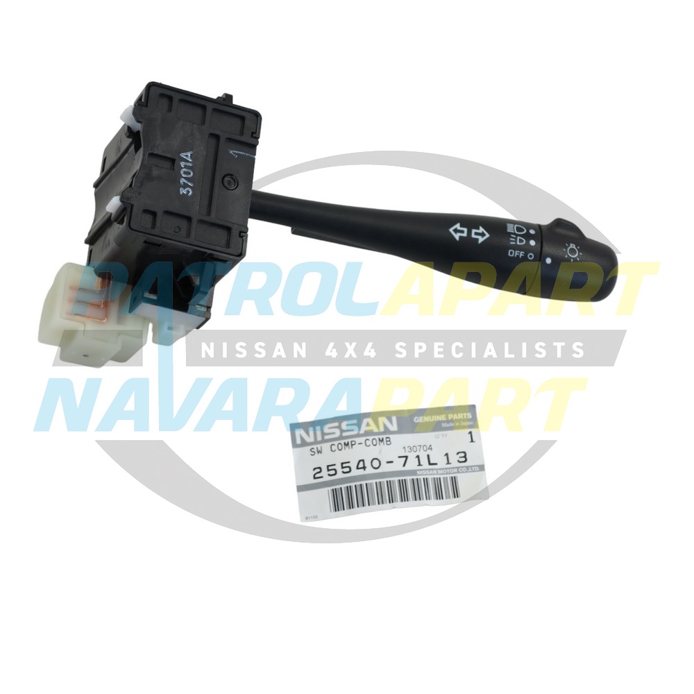 Genuine Nissan Headlight Combo Indicator Switch 2 Plug - Nissan Patrol Y60 GQ 1991-1997