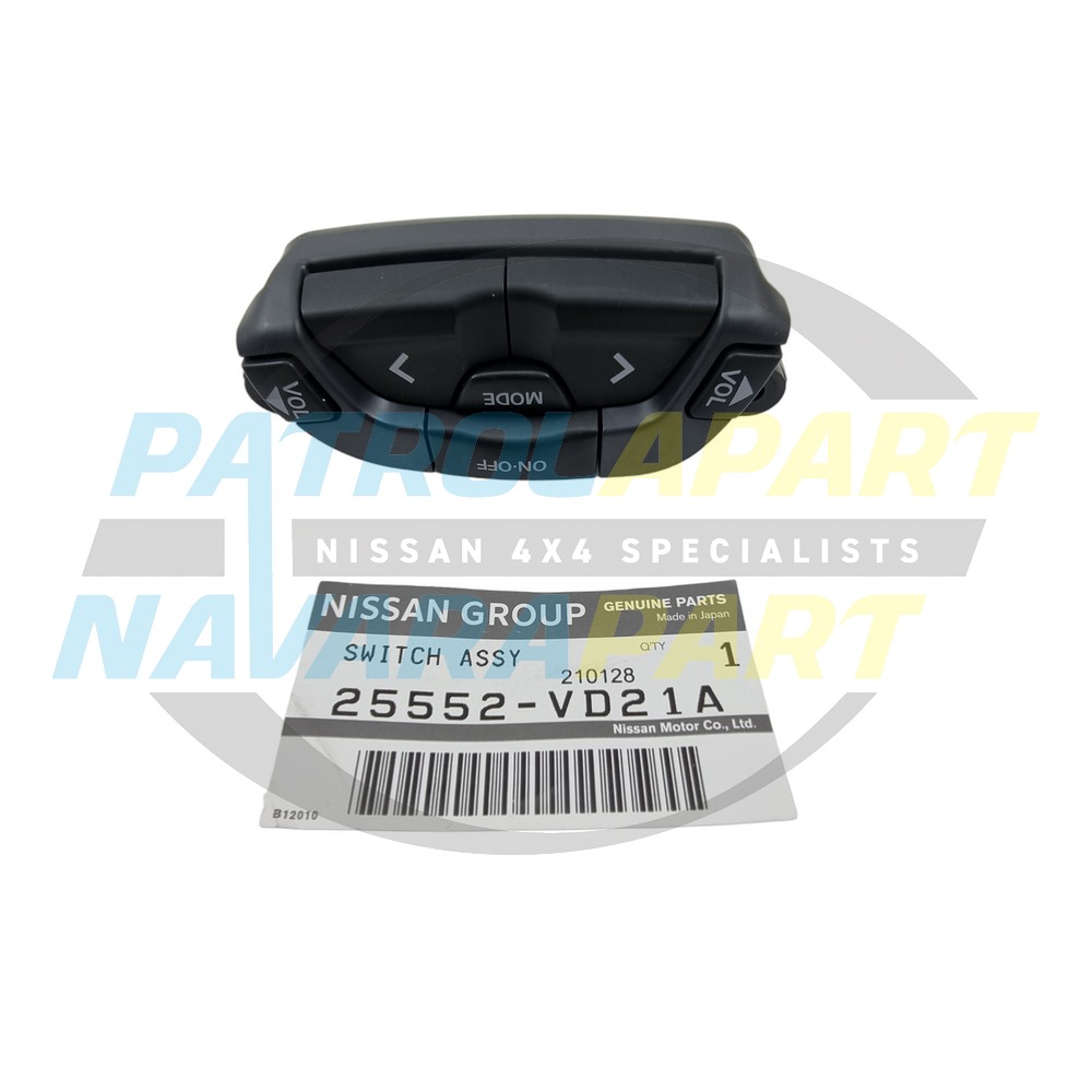 Genuine Nissan LH Steering Wheel Stereo Audio Switch Buttons - Nissan Patrol Y61 GU