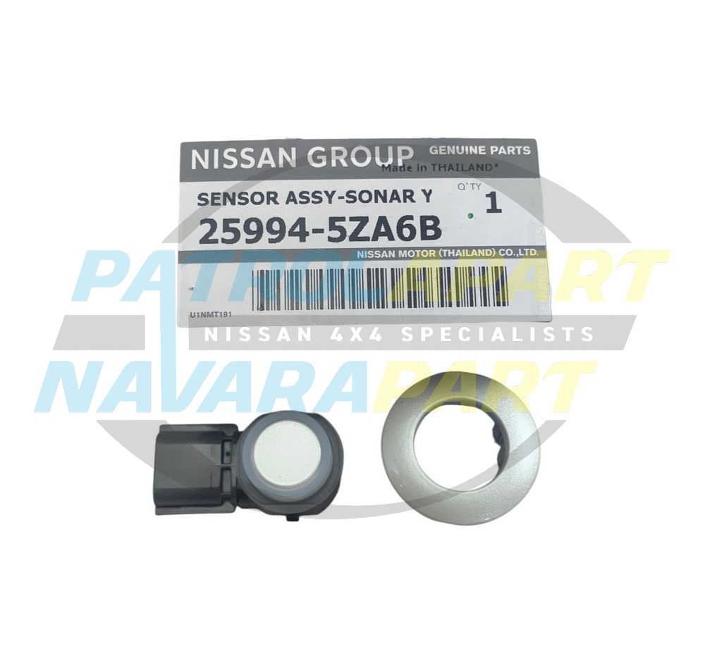 Genuine Nissan S4 Parking Sensor in Pearl White QAB Paint Code - Nissan Patrol Y62