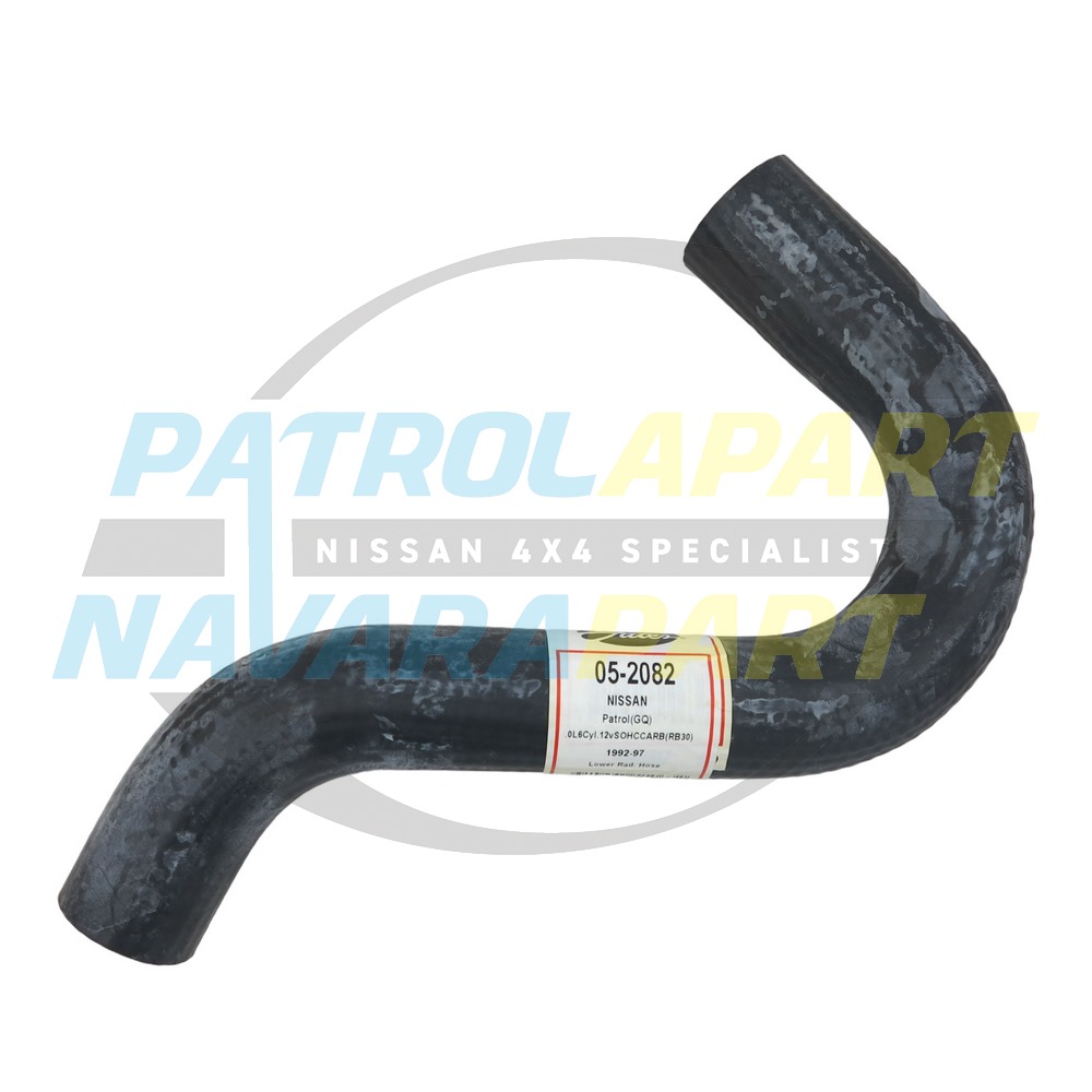 Gates Radiator Hose Lower RB30 - Nissan Patrol Y60 GQ