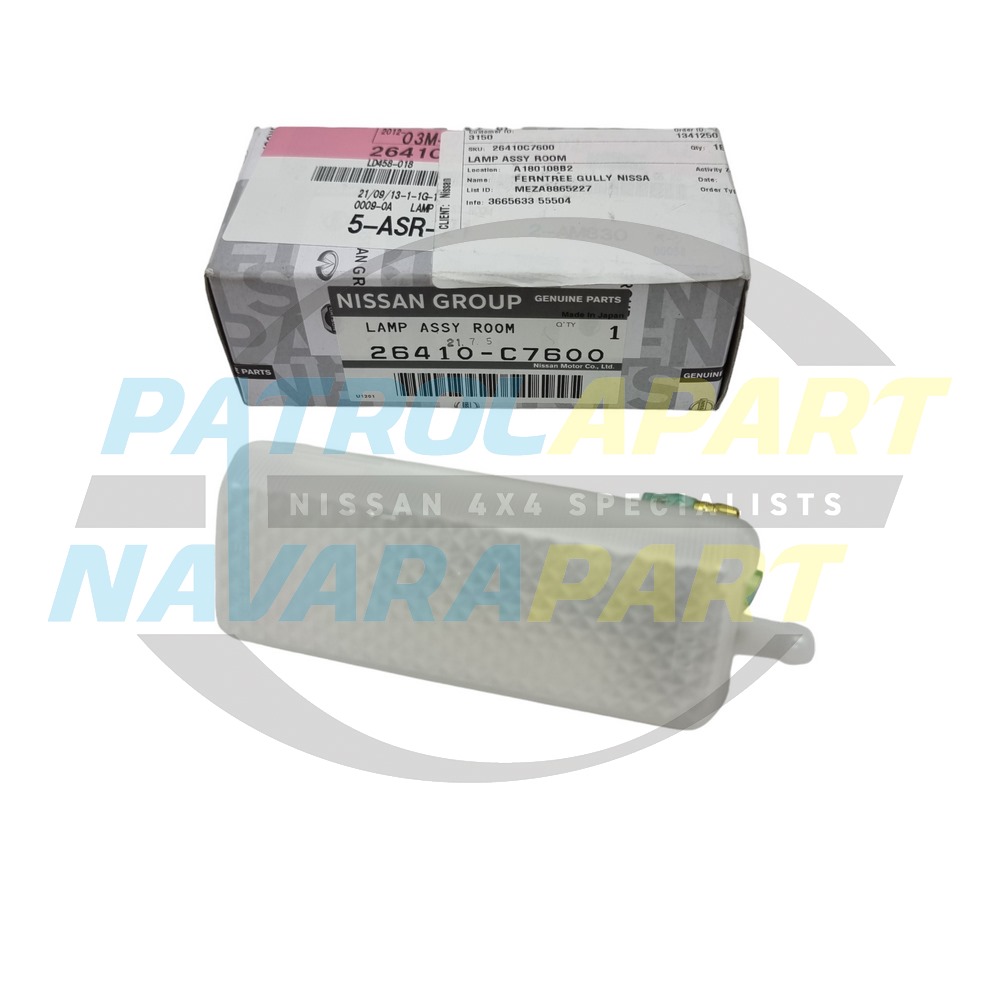 Genuine Nissan Interior Light Assembly - Nissan Patrol Y60 GQ Ute