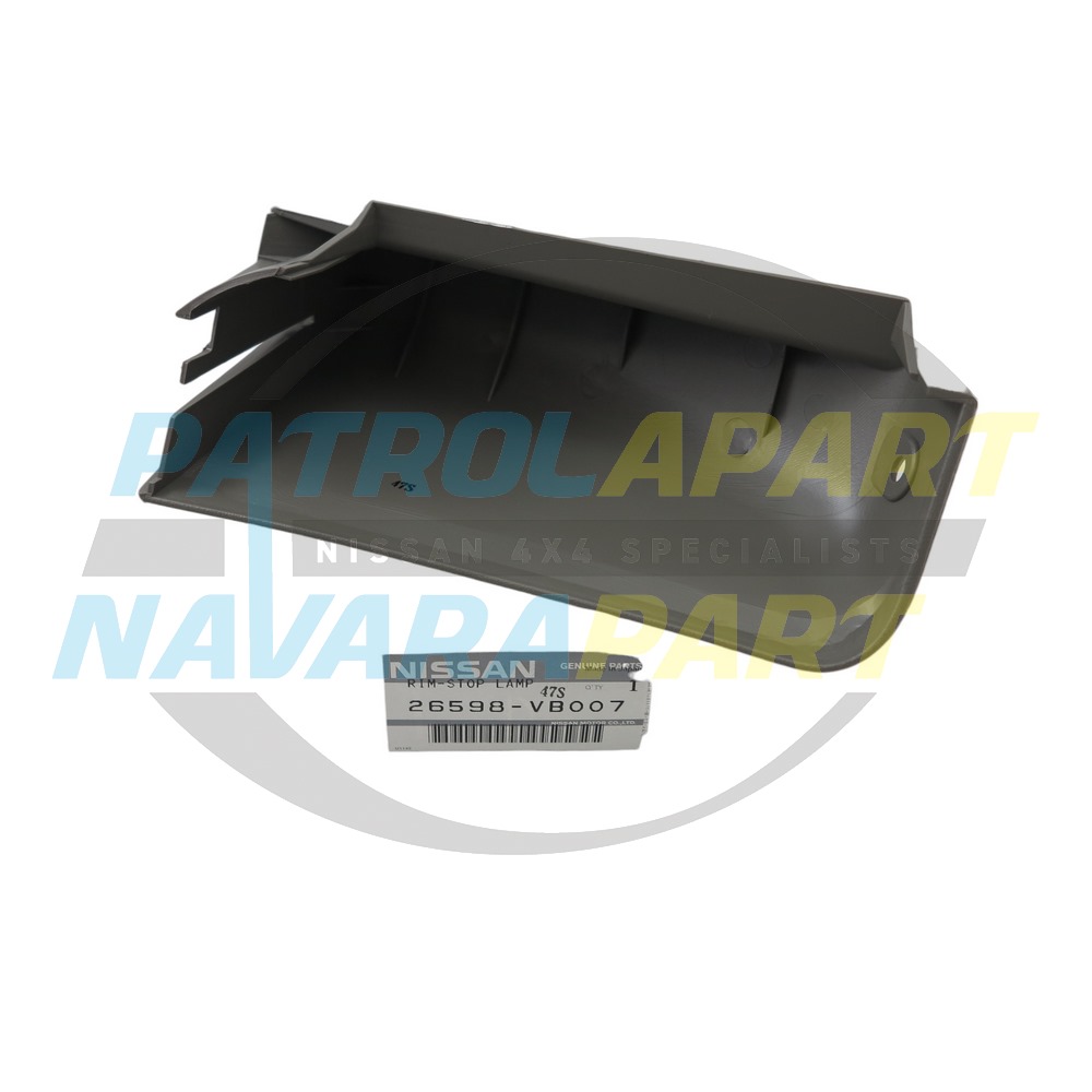 Genuine Nissan Stop Brake Light Cover Suit Early Models Colour K - Nissan Patrol Y61 GU
