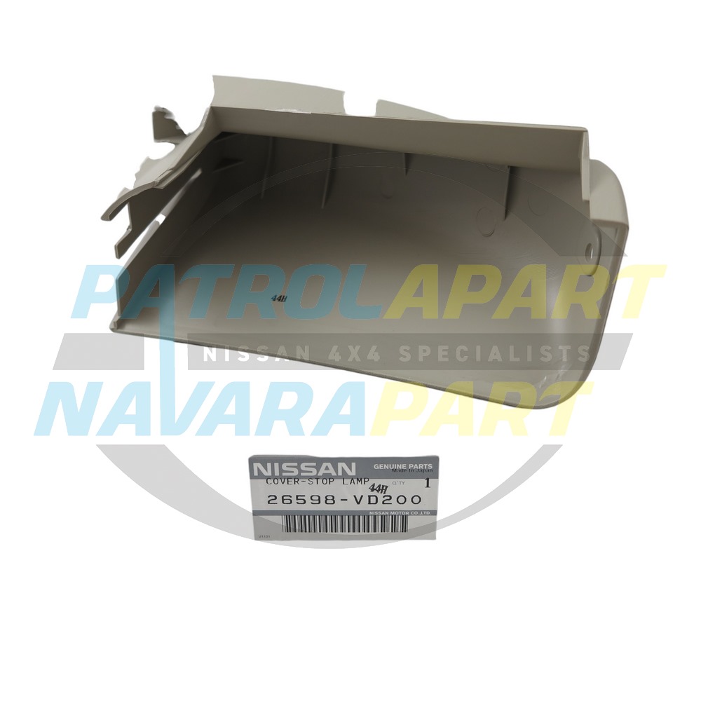 Genuine Nissan Stop Brake Light Cover GU4 Wagon Colour G - Nissan Patrol Y61 GU