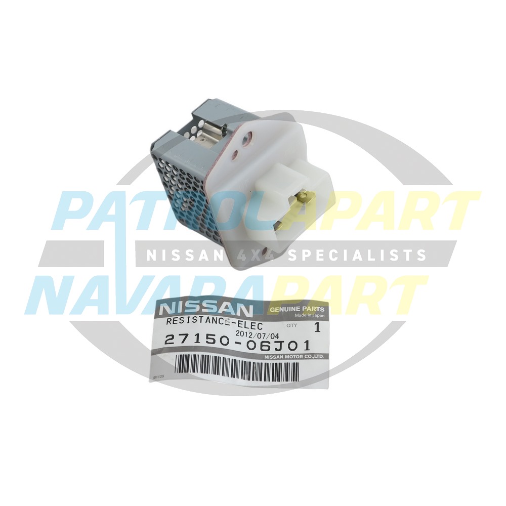 Genuine Nissan Heater Fan Speed Resistor - Nissan Patrol Y60 GQ