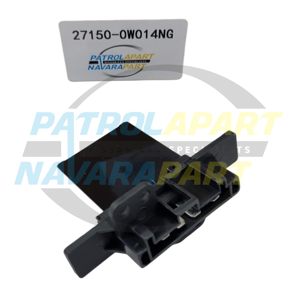 Heater Fan Speed Resistor - Nissan Patrol Y61 GU