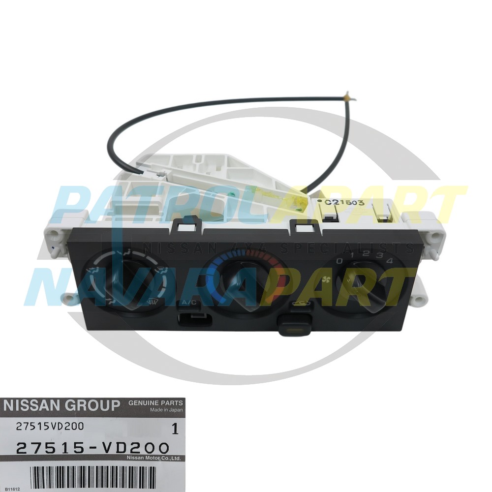 Genuine Nissan Heater Control Unit - Nissan Patrol Y61 GU ST