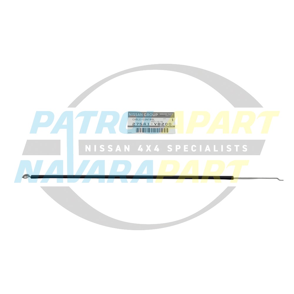 Genuine Nissan Heater Control Cable - Nissan Patrol Y61 GU